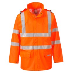 Portwest FR41 Giacca Sealtex Flame Hi-Vis, Arancione L