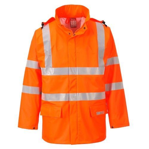 Portwest FR41 Giacca Sealtex Flame Hi-Vis, Arancione S