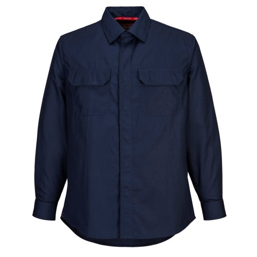 Portwest FR69 Camicia Bizflame Plus Trivalente, Blu navy XXL