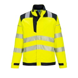 Portwest FR714 PW3 FR Giacca da lavoro Hi-Vis, Giallo/Nero L