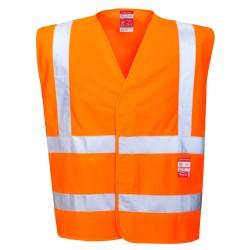 Portwest FR75 Gilet Hi-Vis ignifugo, Arancione 4X/5X