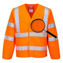 Portwest FR85 Giacca Hi-Vis ignifuga - antistatica, Arancione L/XL