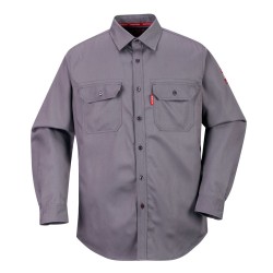 Portwest FR89 Camicia Ignifuga Bizflame 88/12, Grigio 4XL