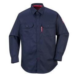 Portwest FR89 Camicia Ignifuga Bizflame 88/12, Blu navy 4XL