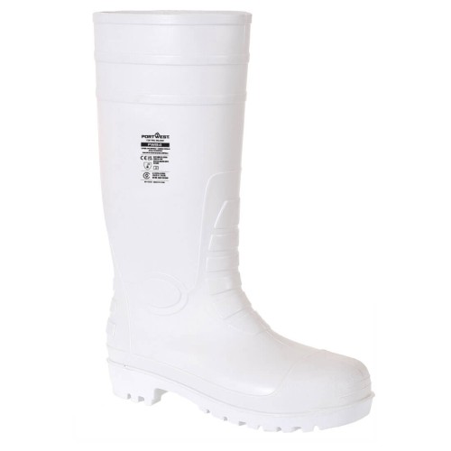 Portwest FW84 Stivale alimentare Wellington S4, Bianco 42