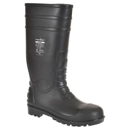 Portwest FW95 Stivale Total Safety Wellington S5, Nero 47