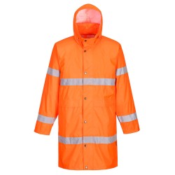 Portwest H442 Cappotto 100cm - Hi-Vis, Arancione 4XL