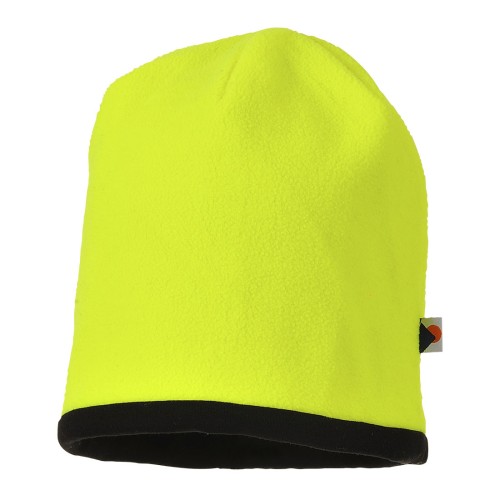 Portwest HA14 Berretto Reversibile Hi-Vis, Giallo/Nero