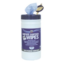 Portwest IW50 Salviette disinfettanti per superfici (200 salviette), Blu