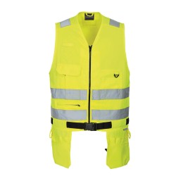 Portwest KS63 Gilet per attrezzi Xenon Hi-Vis, Giallo L