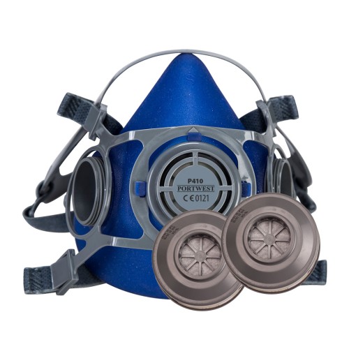 Portwest P418 Kit mezza maschera Auck, Blu M