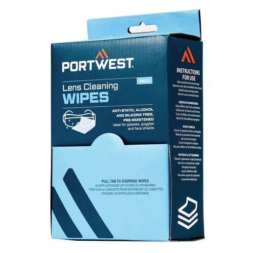 Portwest PA01 Salviette pulisci lenti, Bianco