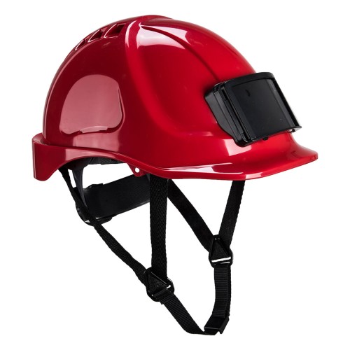 Portwest PB55 Elmetto Endurance Porta Badge, Rosso