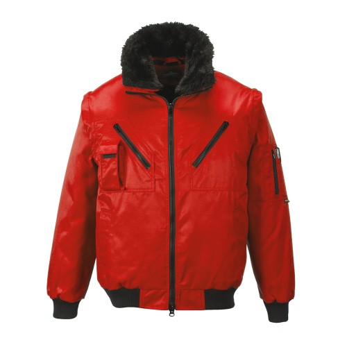 Portwest PJ10 Giacca Pilot, Rosso XXL