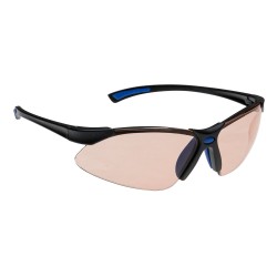 Portwest PS17 Occhiali anti luce blu, lente marrone