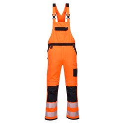 Portwest PW344 PW3 Salopette Hi-Vis, Arancione/Nero L