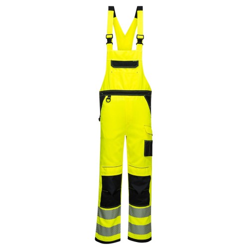 Portwest PW344 PW3 Salopette Hi-Vis, Giallo/Nero XXXL