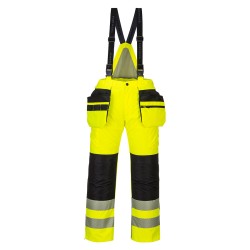 Portwest PW351 Pantaloni invernali ad alta visibilità PW3, Giallo/Nero 4XL