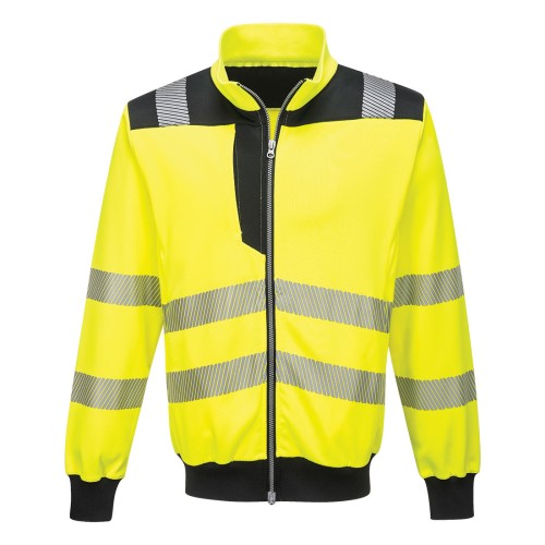 Portwest PW370 PW3 Felpa Hi-Vis, Giallo/Nero 4XL