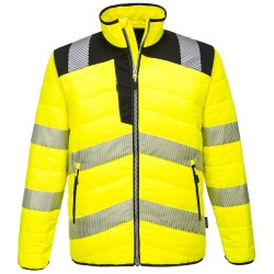 Portwest PW371 PW3 Giacca Baffle Hi-Vis, Giallo/Nero 4XL