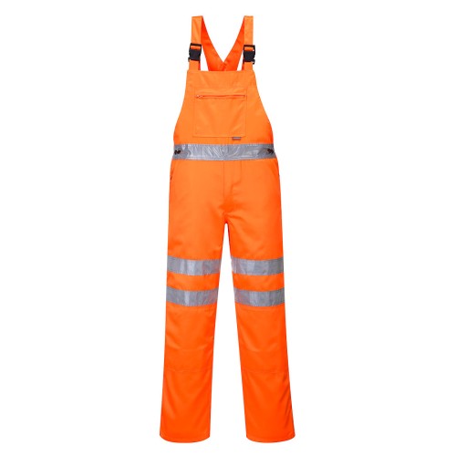 Portwest RT43 Salopette RIS Hi-Vis, Arancione XL