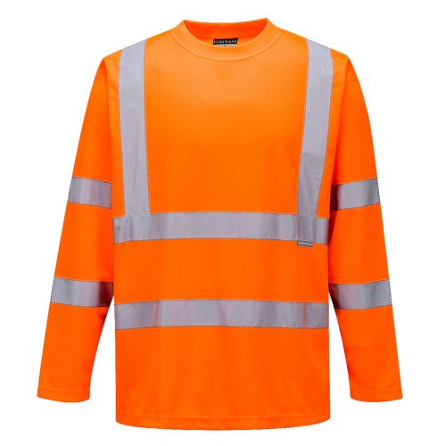 Portwest S178 T-shirt maniche lunghe Hi-Vis, Arancione XL
