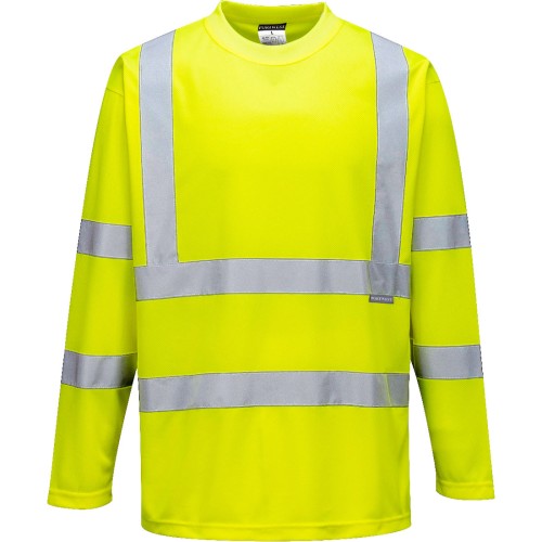 Portwest S178 T-shirt maniche lunghe Hi-Vis, Giallo XL