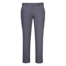 Portwest S231 Pantaloni Combat Stretch Slim Fit, Grigio antracite 28