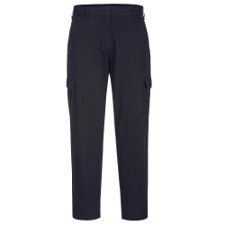 Portwest S233 Pantaloni cargo elasticizzati da donna, Nero 30