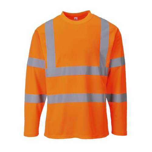 Portwest S278 T-shirt maniche lunghe Hi-Vis, Arancione S