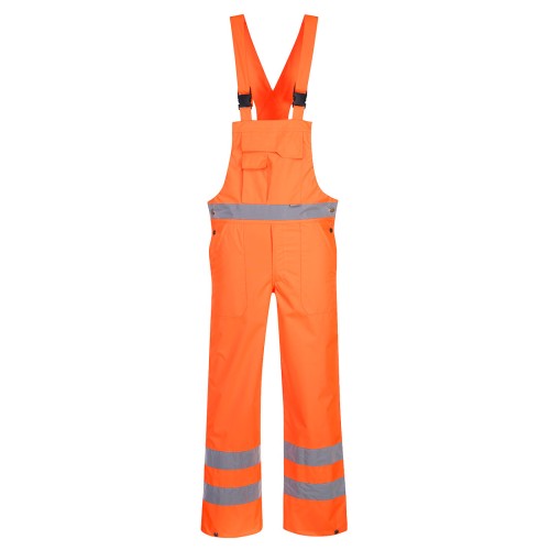 Portwest S388 Salopette Hi-Vis - foderata, Arancione M
