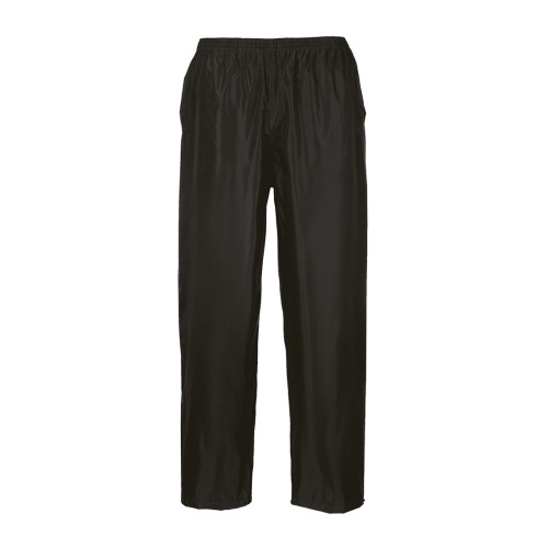 Portwest S441 Pantaloni classici anti pioggia, Nero L