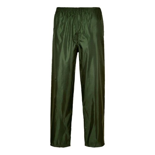 Portwest S441 Pantaloni classici anti pioggia, Verde oliva 4XL