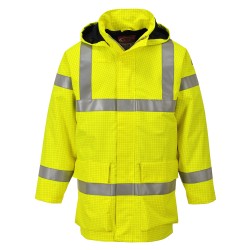 Portwest S774 Giacca Bizflame Rain multinorma Hi-Vis, Giallo L