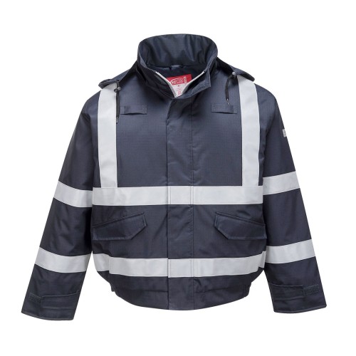 Portwest S783 Bomber Bizflame Rain multinorma, Blu navy 6XL