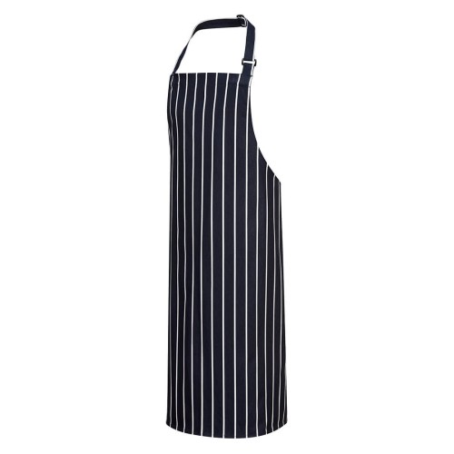 Portwest S839 Grembiule Butchers, Blu navy/Bianco