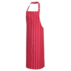 Portwest S839 Grembiule Butchers, Rosso/Bianco
