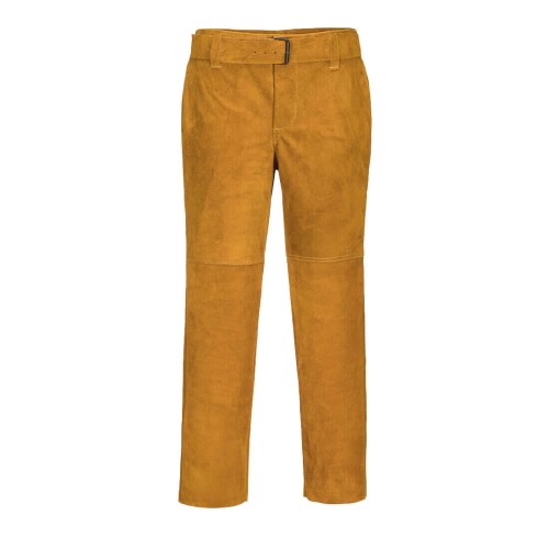 Portwest SW31 Pantaloni da saldatura in pelle, Marrone XL