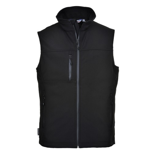 Portwest TK51 Gilet Softshell (3L), Nero XS